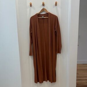 A New Day Ribbed Long Sleeve Duster/Cardigan